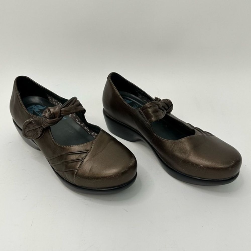 Vintage Dansko Clogs coper/metallic leather‎ size 40 - Picture 2 of 8